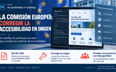 Accessibilitat ≠ Overlay: la Comissió Europea recomana corregir l’accessibilitat en origen